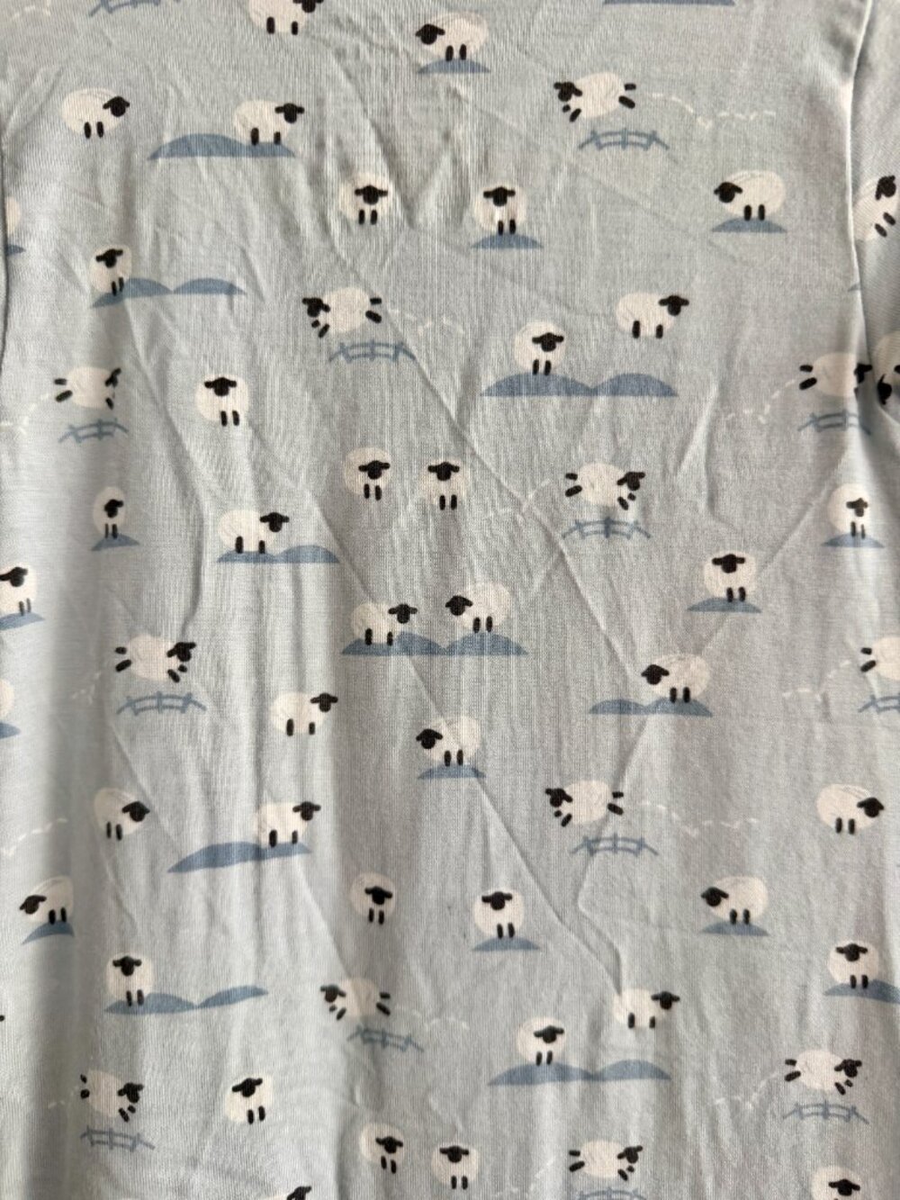 Magnetic Me Baa Baa Baby Blue Modal Magnetic Romper 3–6M - Picture 4 of 5